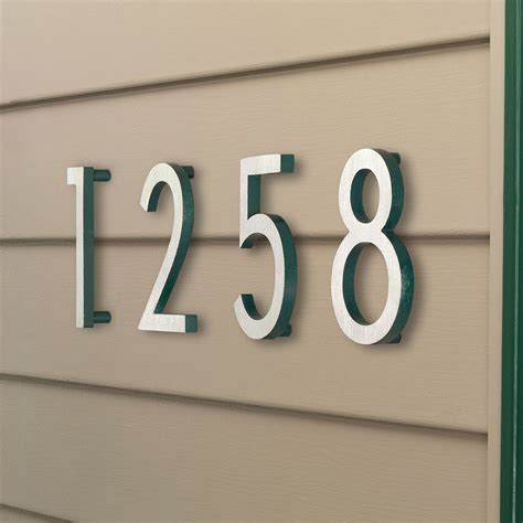 Raised Metal House Number 